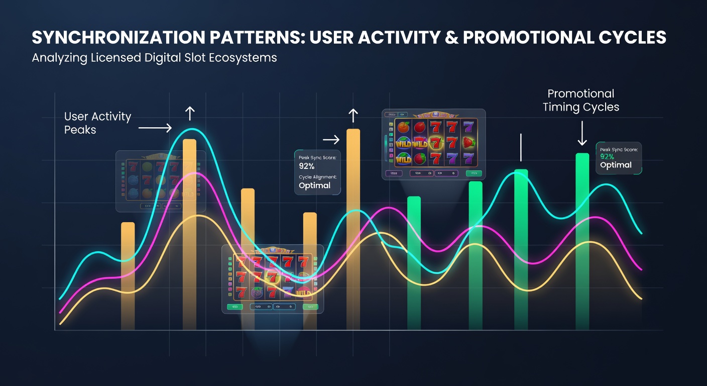 Data visualization showing user activity peaks aligned with promotional cycles in digital slot platforms