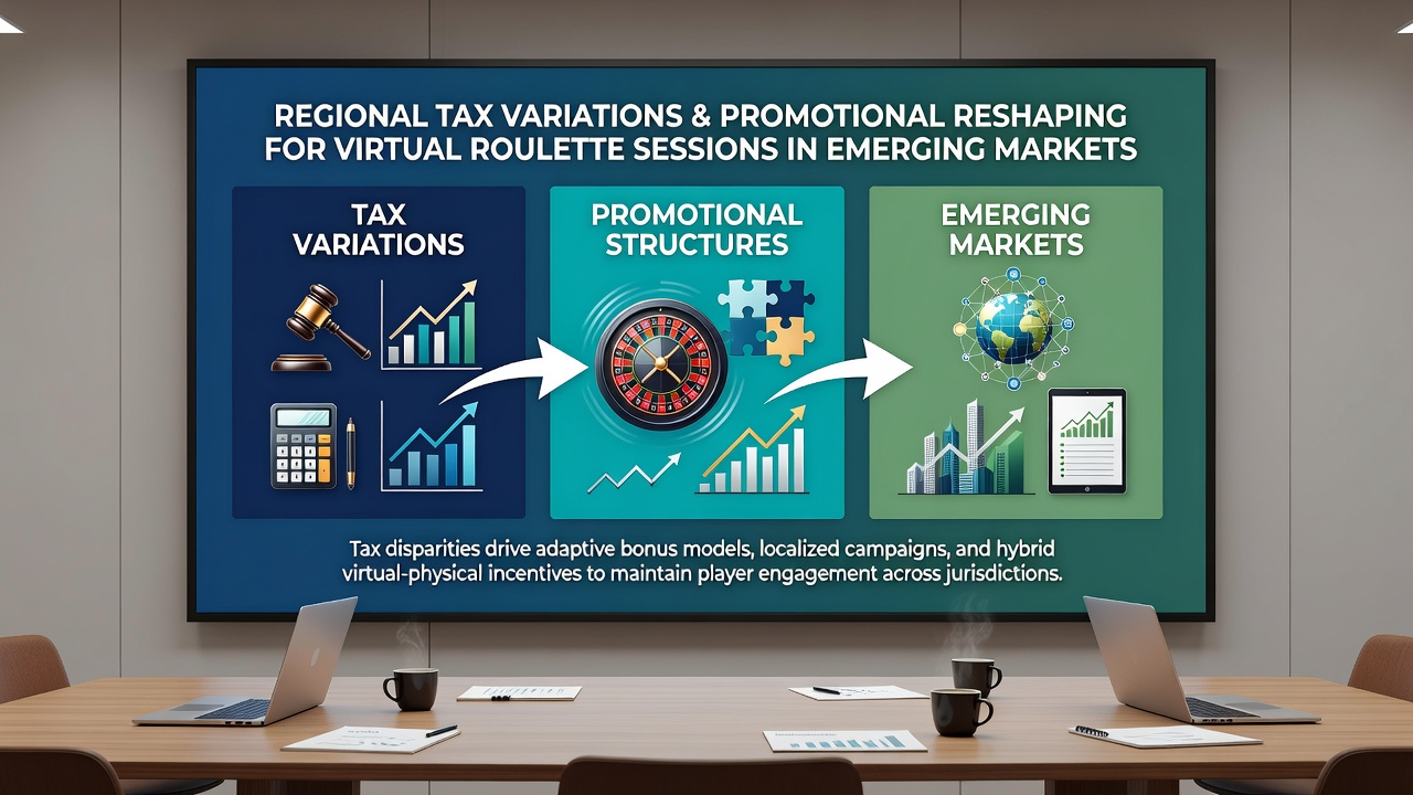 Operators reviewing updated bonus structures on multiple screens showing roulette interfaces