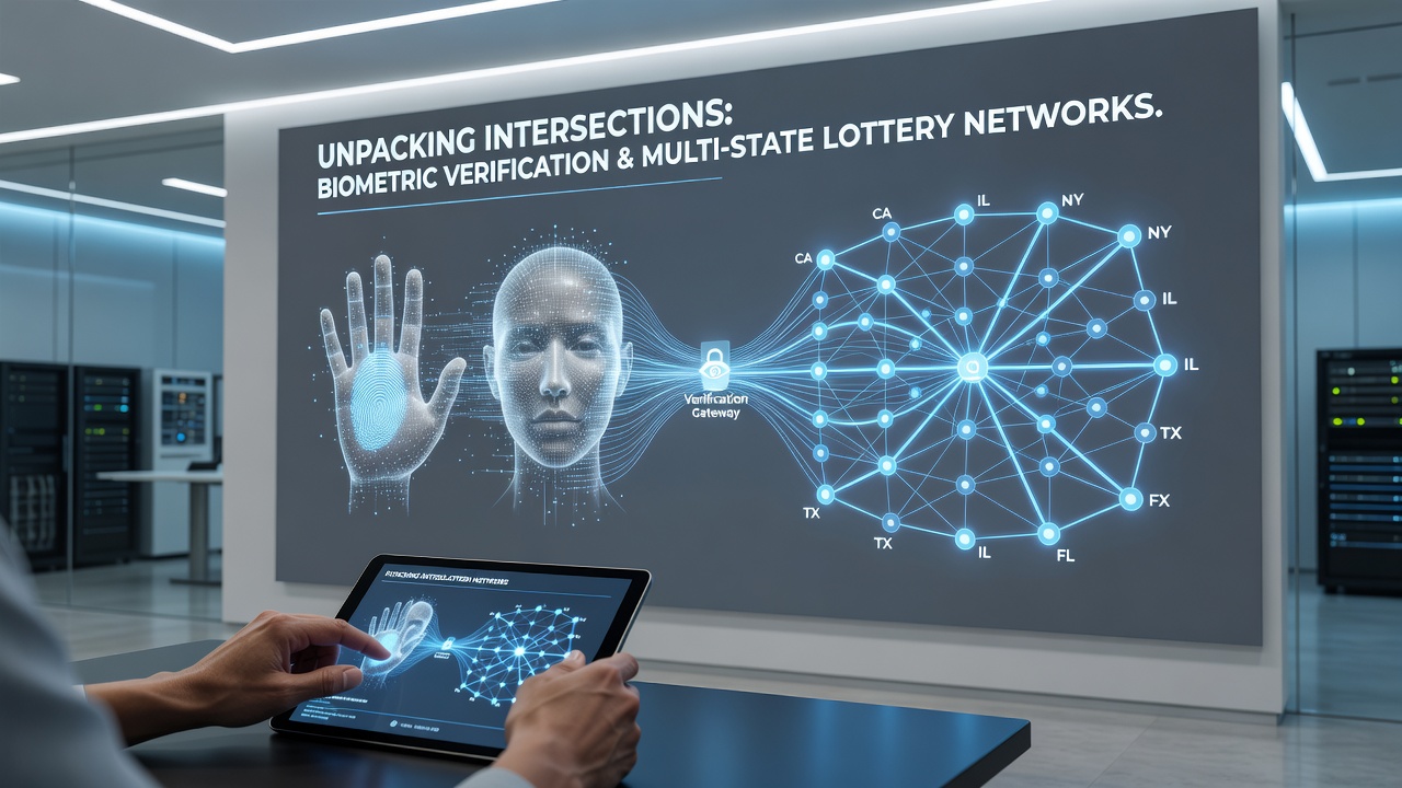 Biometric scanners integrated at lottery retail kiosks across multiple states